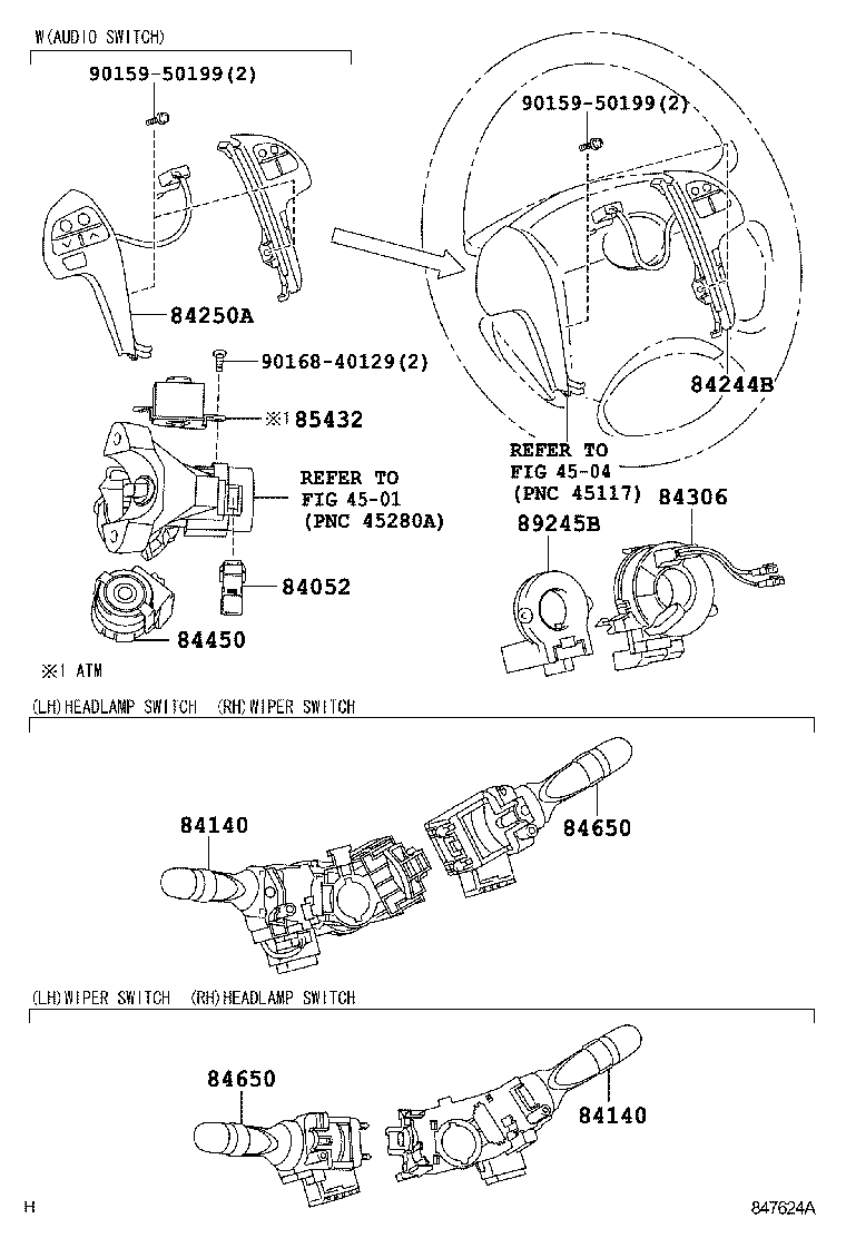  CAMRY |  SWITCH RELAY COMPUTER