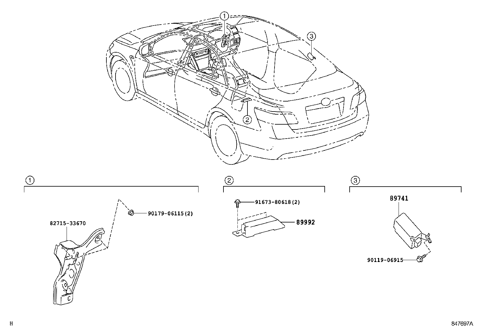  CAMRY |  WIRELESS DOOR LOCK