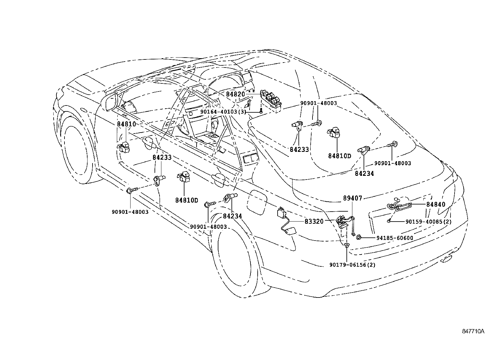  CAMRY |  SWITCH RELAY COMPUTER