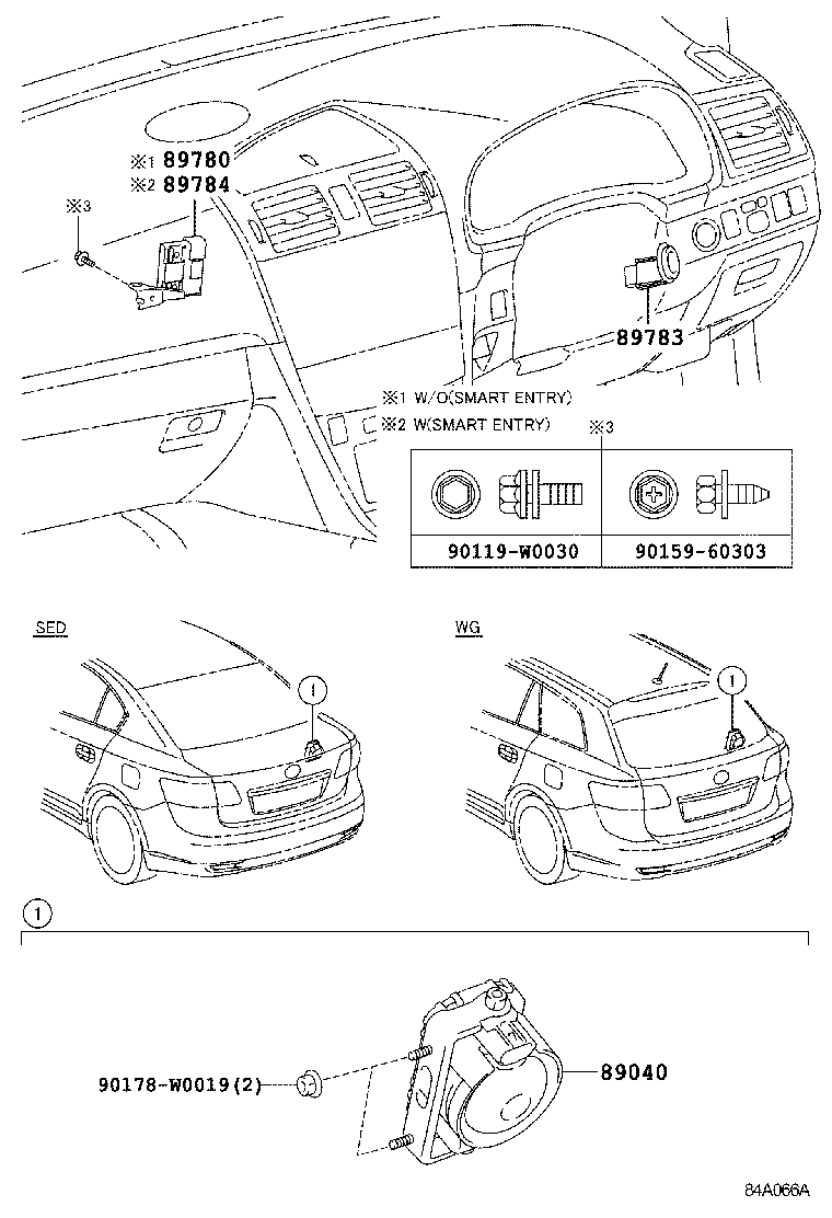  AVENSIS |  ANTI THEFT DEVICE