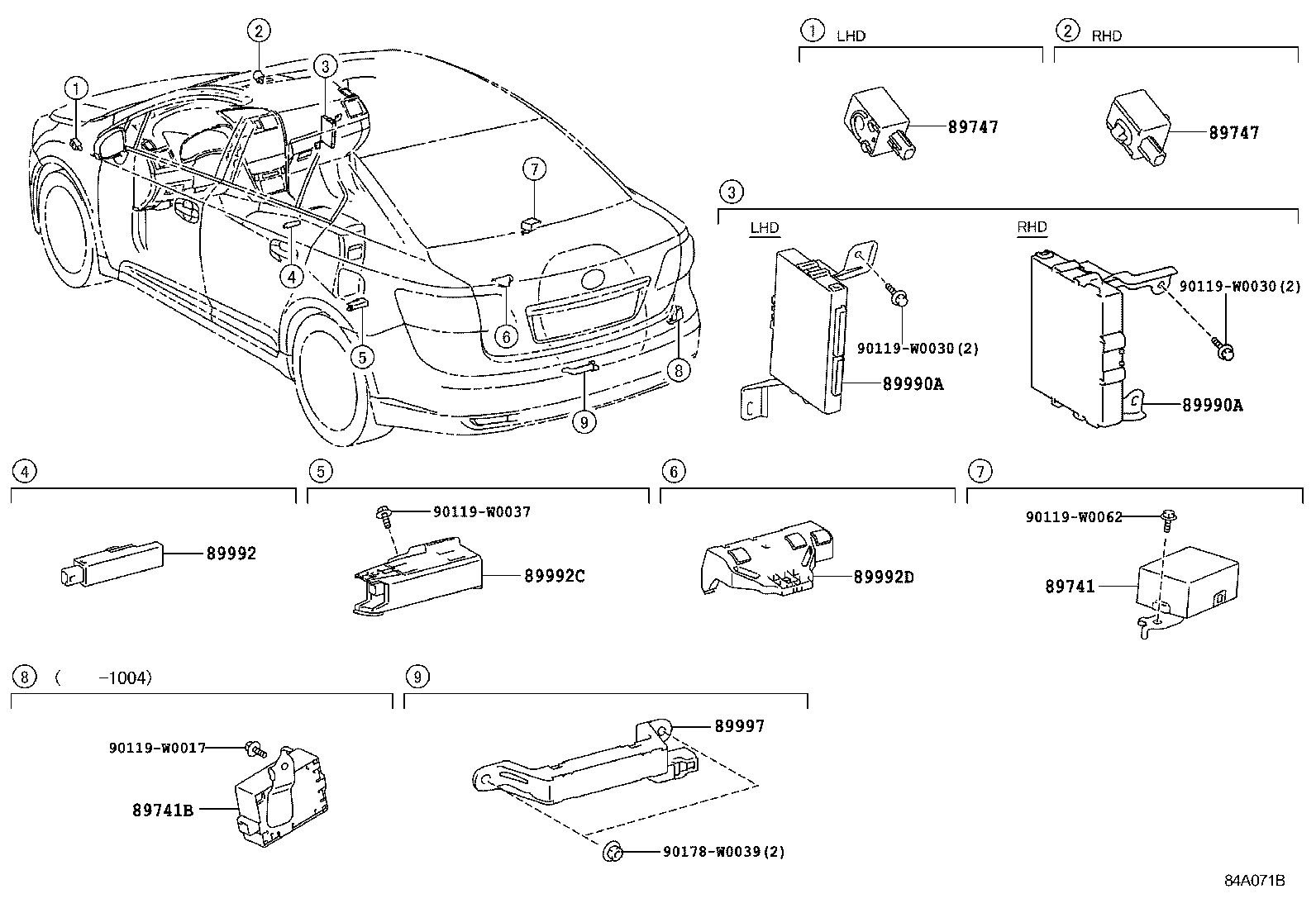  AVENSIS |  WIRELESS DOOR LOCK