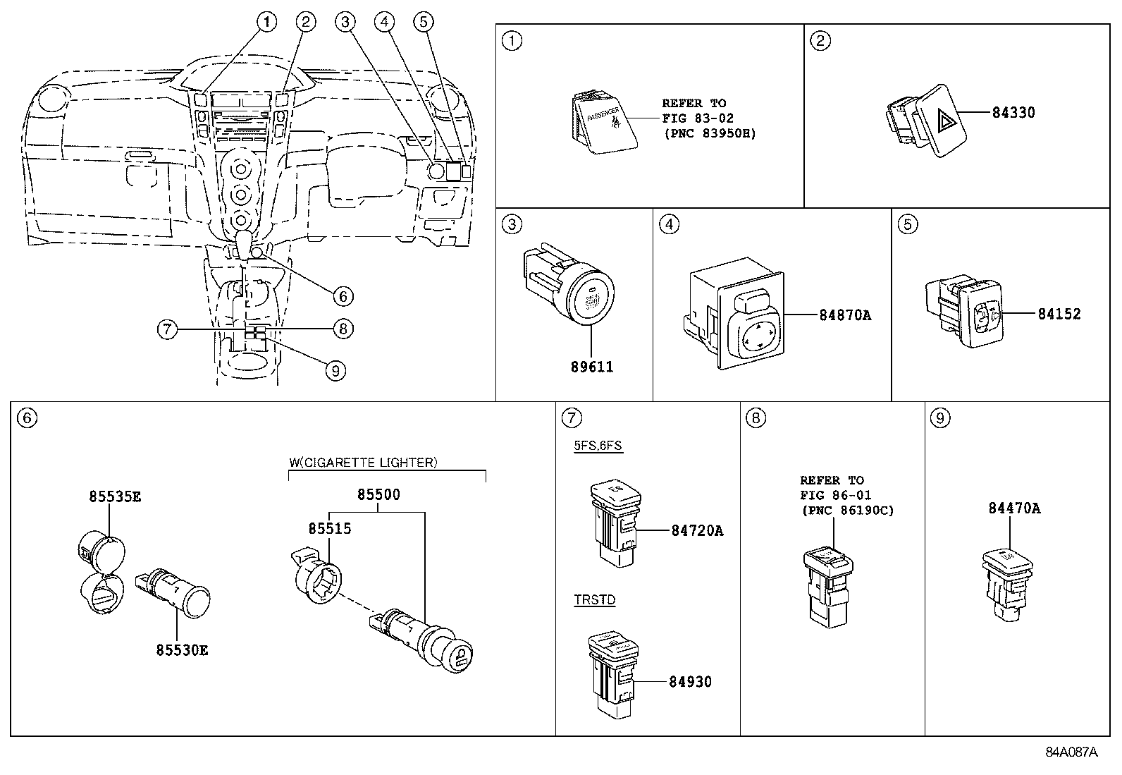  YARIS FRP |  SWITCH RELAY COMPUTER