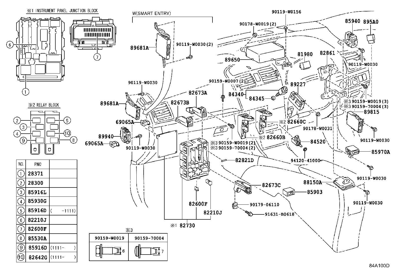 AVENSIS |  SWITCH RELAY COMPUTER