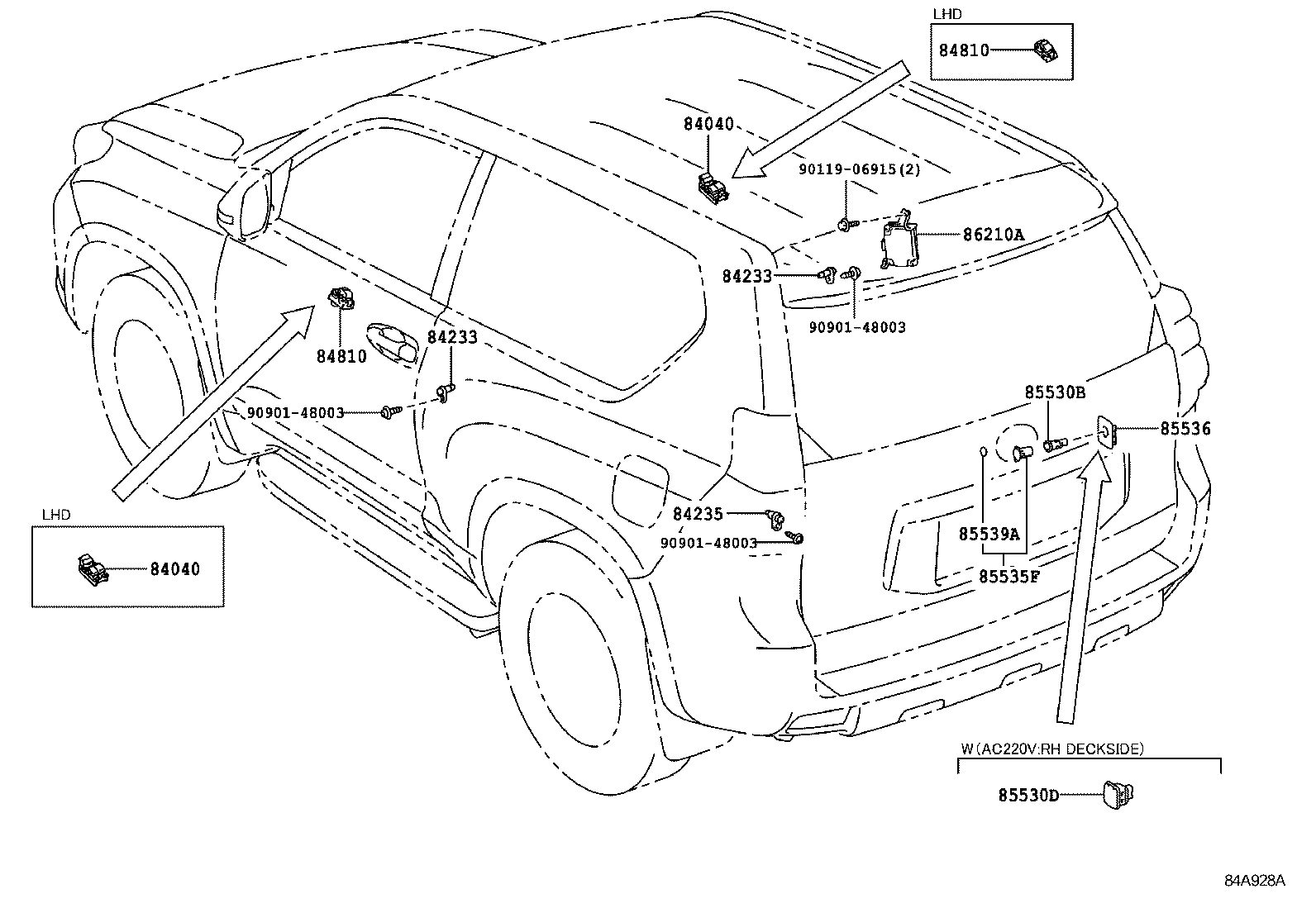  LAND CRUISER 150 |  SWITCH RELAY COMPUTER