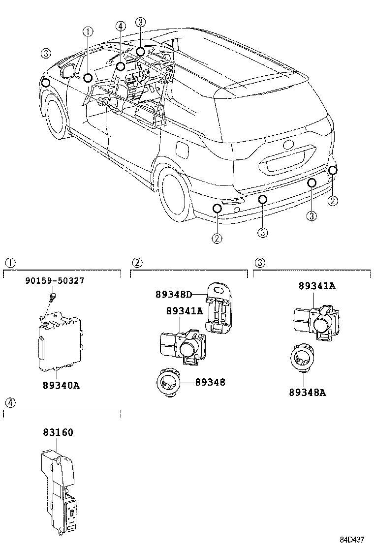  PREVIA TARAGO |  CLEARANCE BACK SONAR