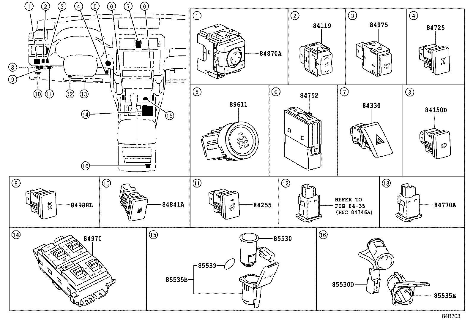  GX460 |  SWITCH RELAY COMPUTER