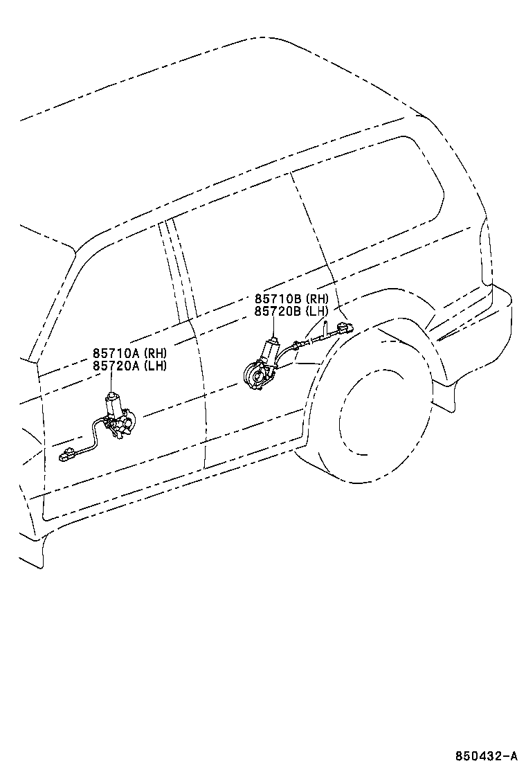  LAND CRUISER 100 |  DOOR MOTOR DOOR SOLENOID