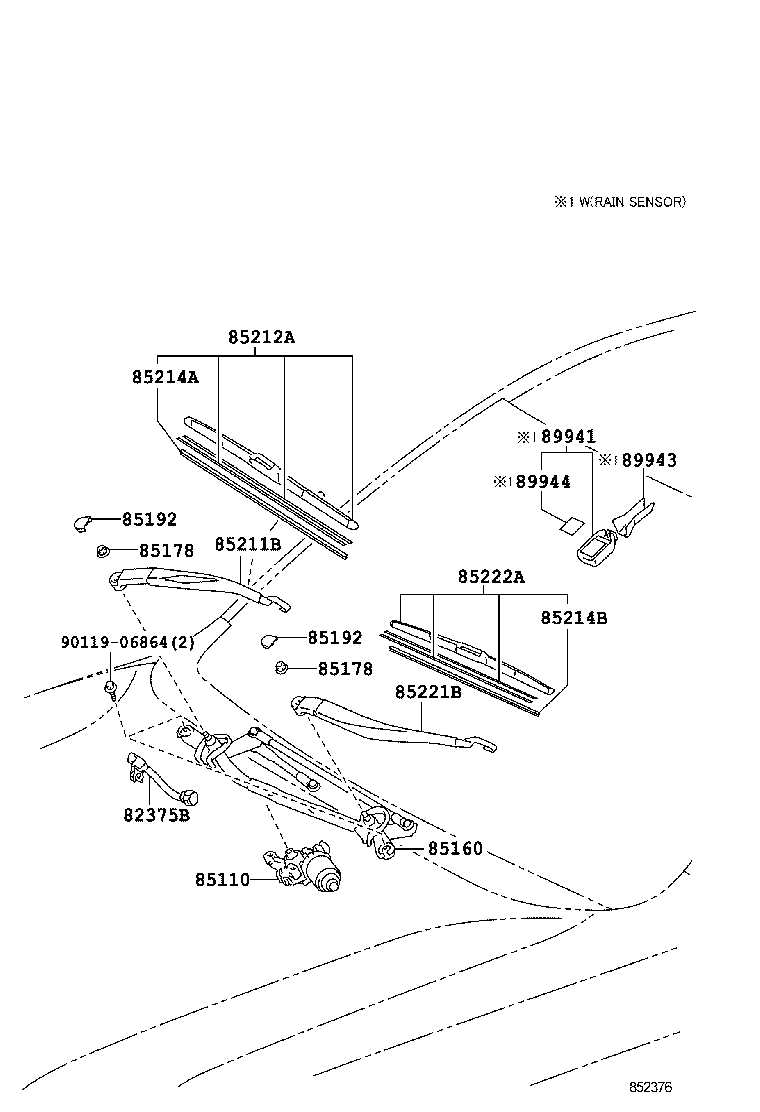  LAND CRUISER 150 |  WINDSHIELD WIPER