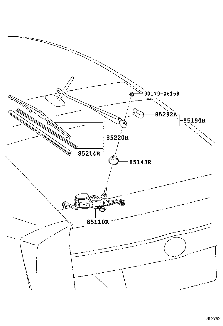  PRIUS PLUG IN HBD |  REAR WIPER