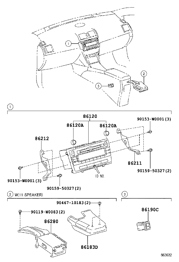  AVENSIS |  RADIO RECEIVER AMPLIFIER CONDENSER