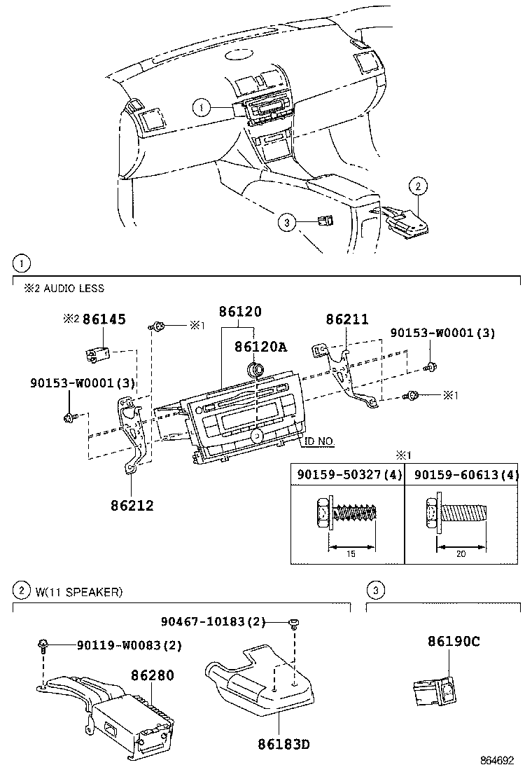  AVENSIS |  RADIO RECEIVER AMPLIFIER CONDENSER