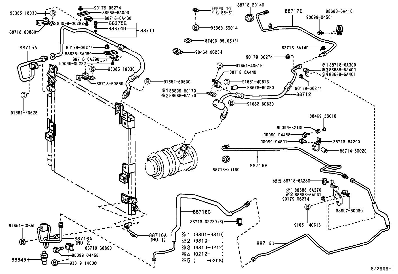  LAND CRUISER 100 |  HEATING AIR CONDITIONING COOLER PIPING
