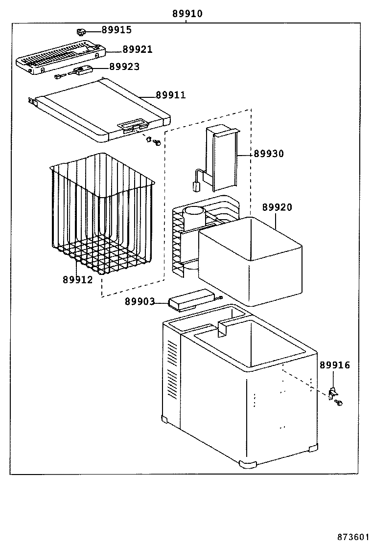  COASTER |  HEATING AIR CONDITIONING COOLER UNIT