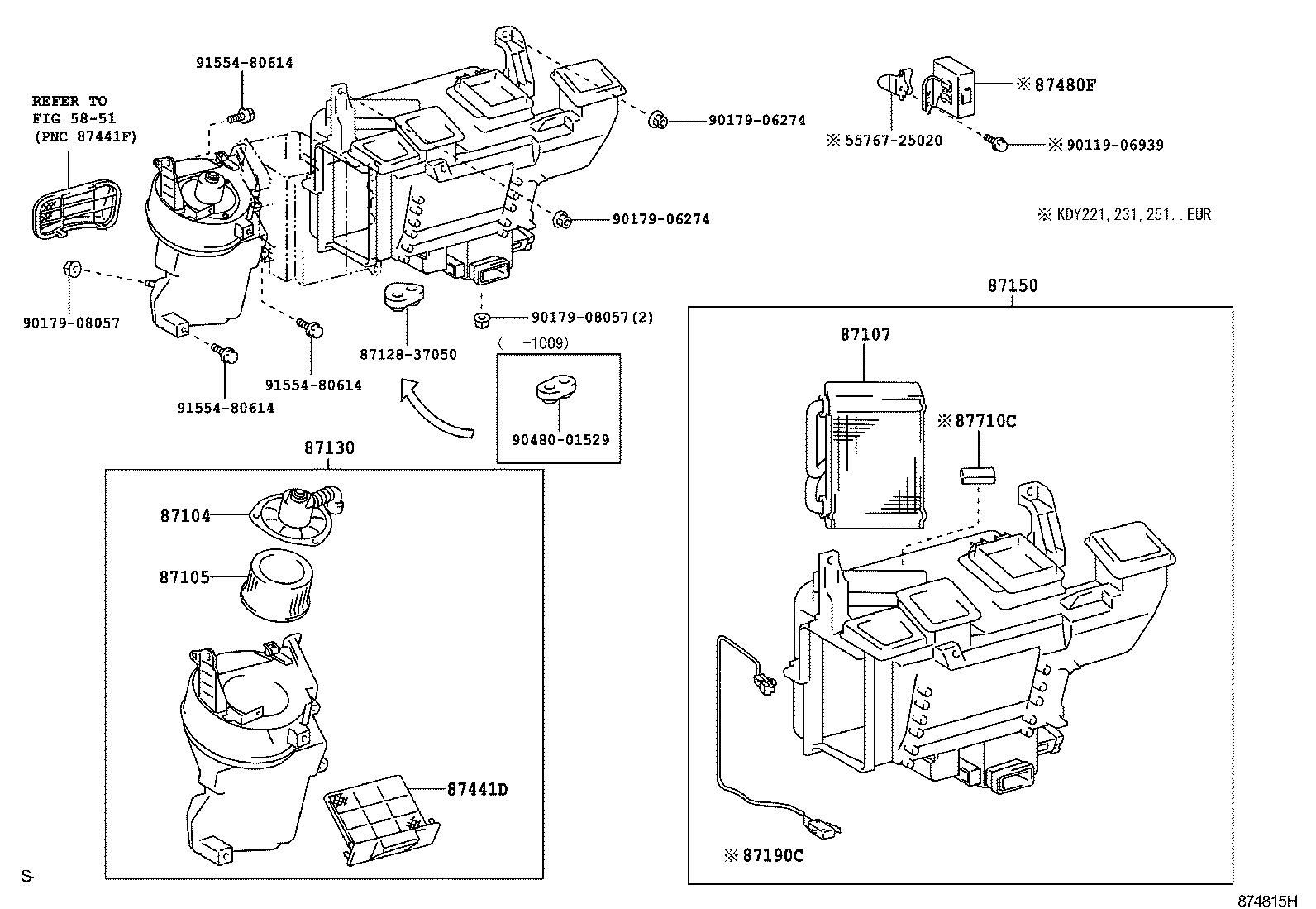  DYNA |  HEATING AIR CONDITIONING HEATER UNIT BLOWER