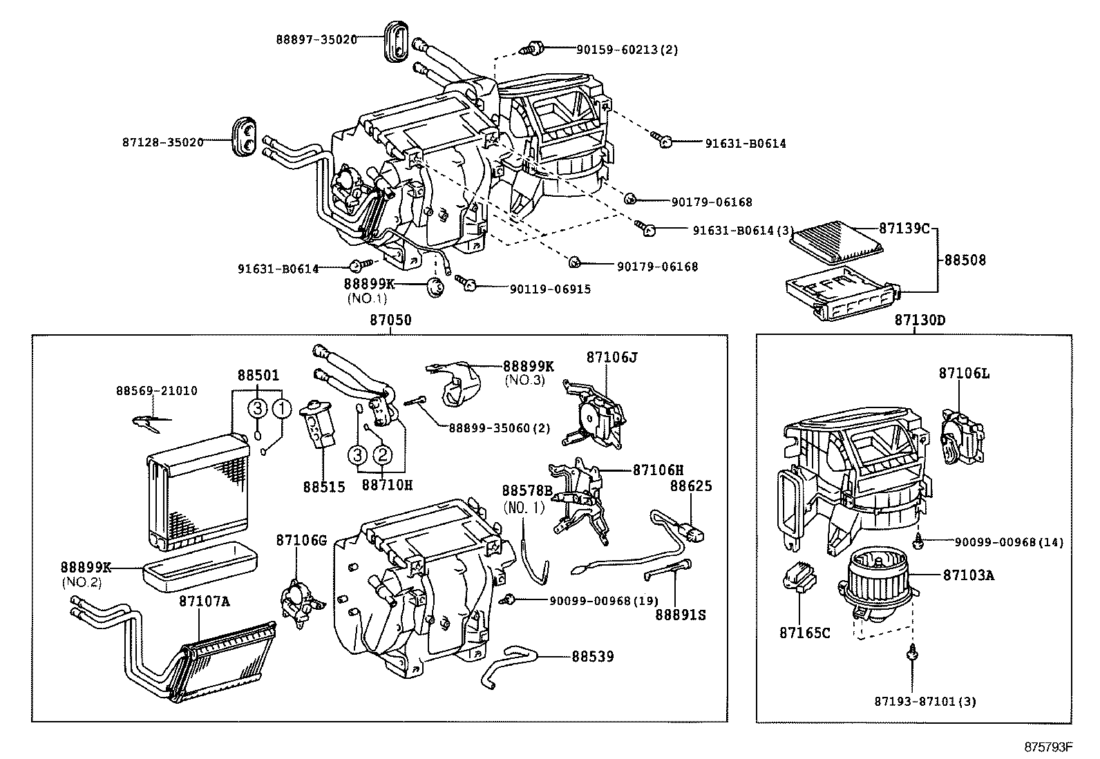  LAND CRUISER 120 |  HEATING AIR CONDITIONING COOLER UNIT