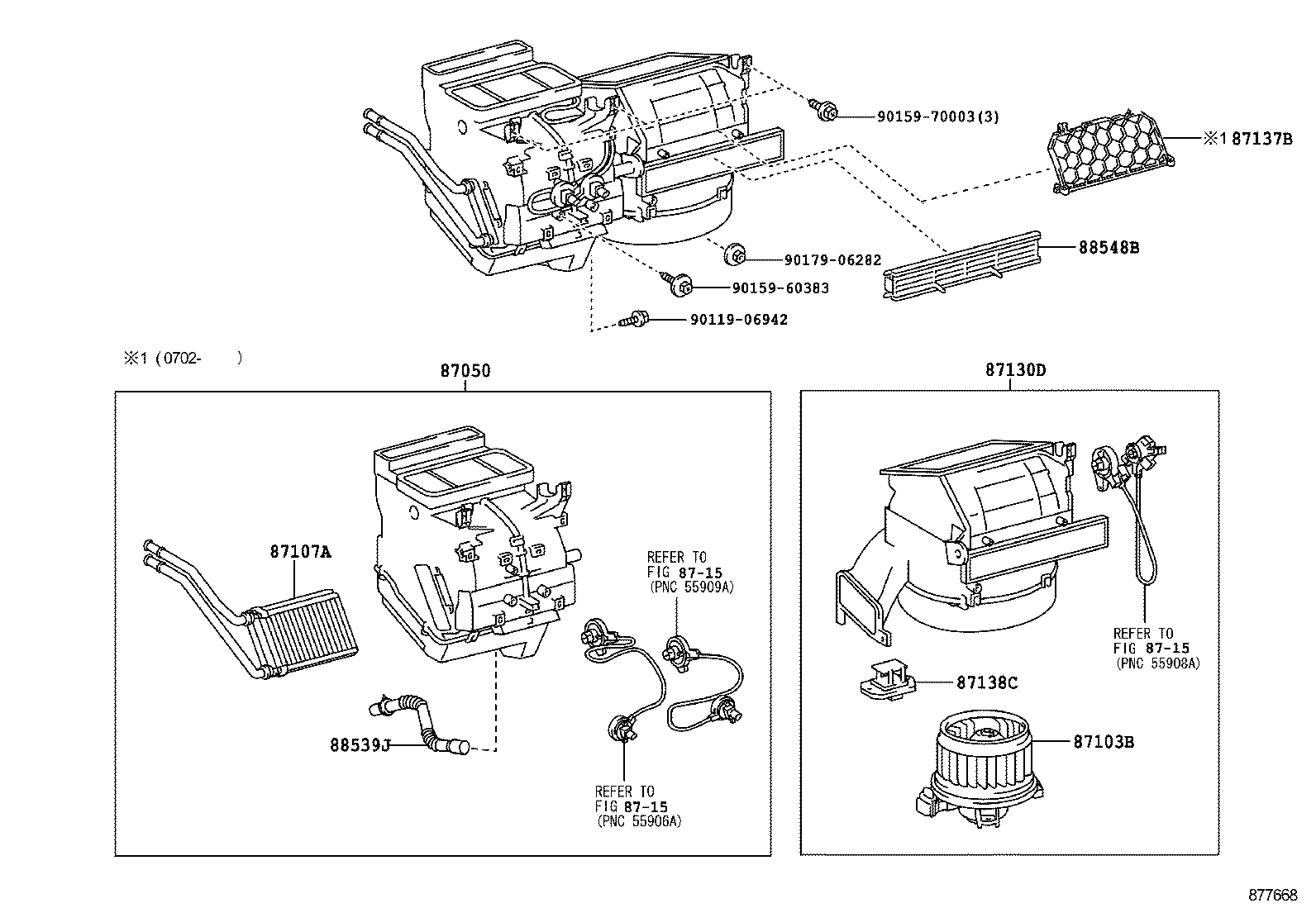  YARIS JPP |  HEATING AIR CONDITIONING COOLER UNIT