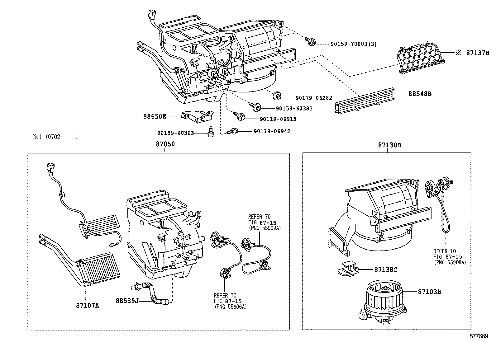  YARIS JPP |  HEATING AIR CONDITIONING COOLER UNIT