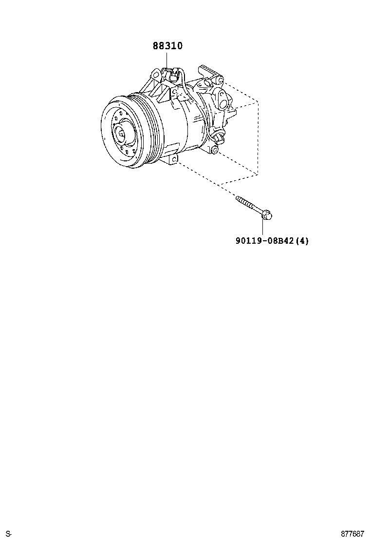  YARIS JPP |  HEATING AIR CONDITIONING COMPRESSOR