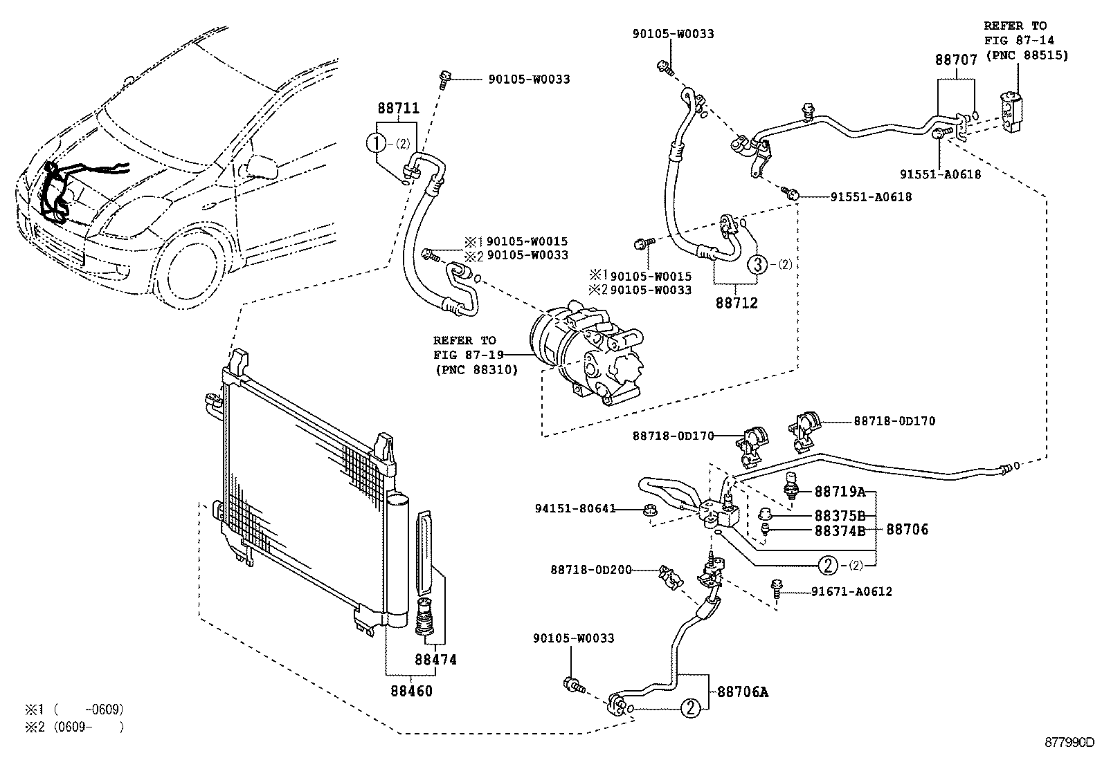  YARIS FRP |  HEATING AIR CONDITIONING COOLER PIPING