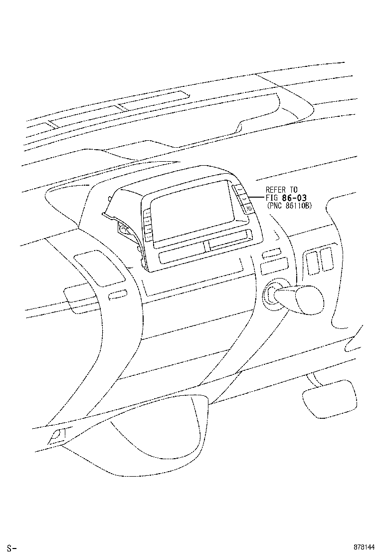  PRIUS |  HEATING AIR CONDITIONING CONTROL AIR DUCT