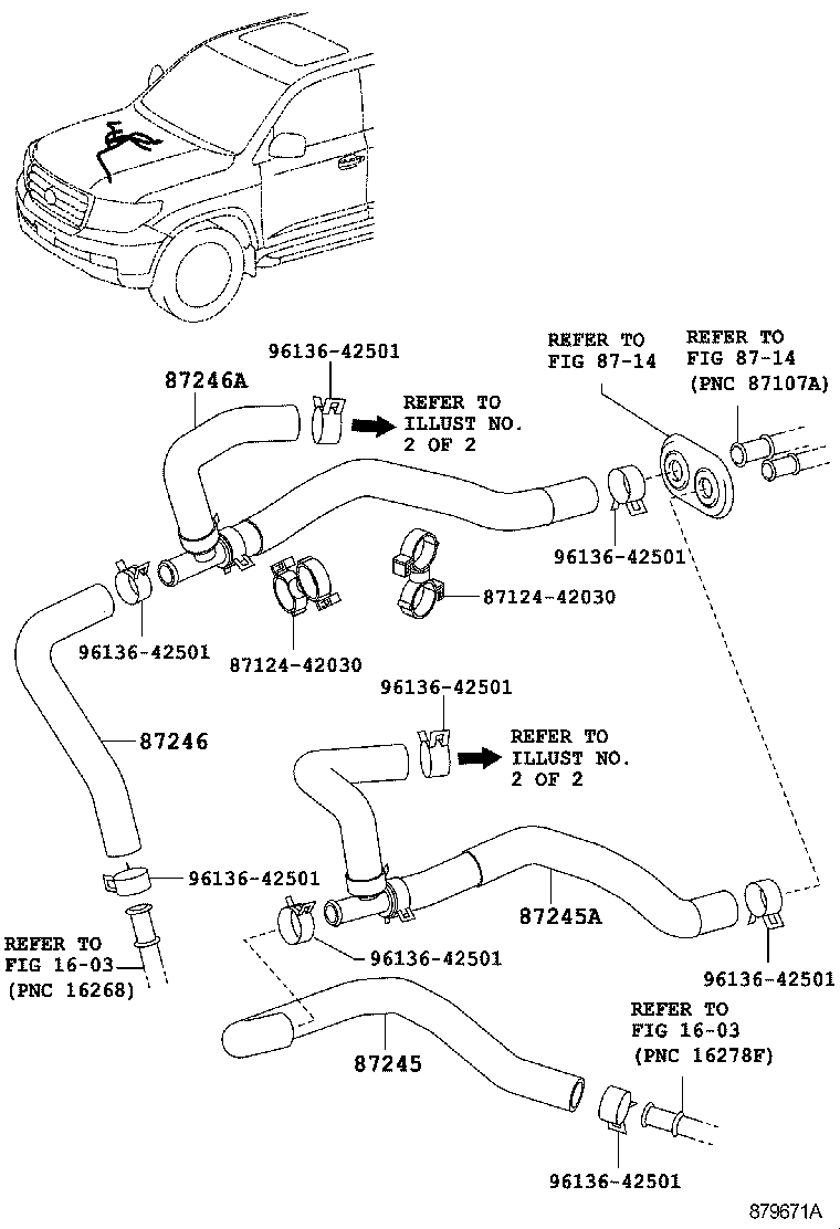  LAND CRUISER 200 202 |  HEATING AIR CONDITIONING WATER PIPING