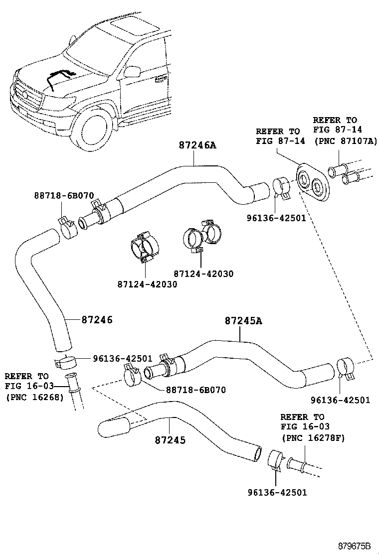 LAND CRUISER 200 202 |  HEATING AIR CONDITIONING WATER PIPING