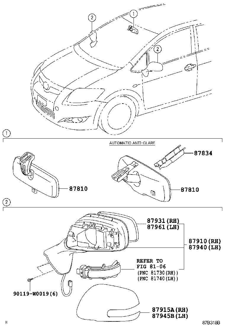  AURIS HYBRID UKP |  MIRROR