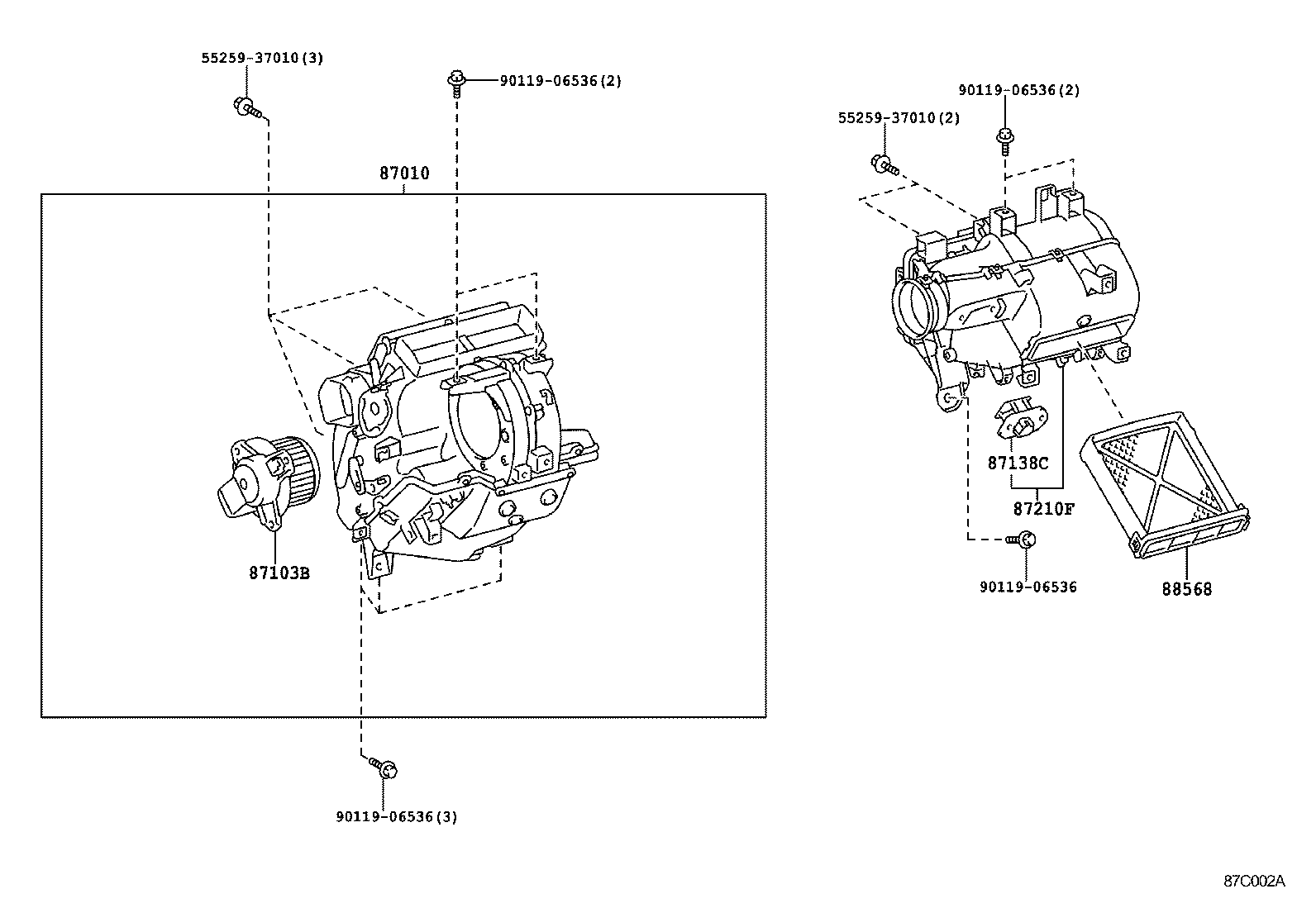  DYNA |  HEATING AIR CONDITIONING COOLER UNIT