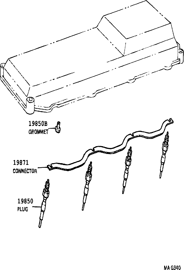  COASTER |  IGNITION COIL SPARK PLUG