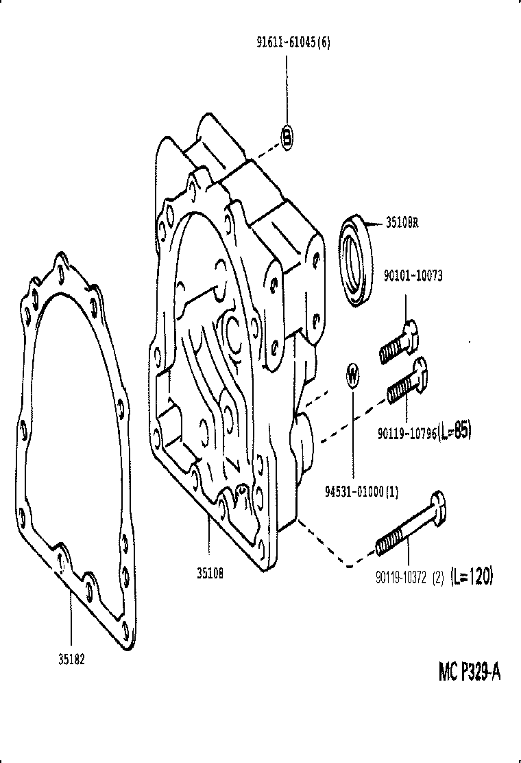  COASTER |  EXTENSION HOUSING ATM