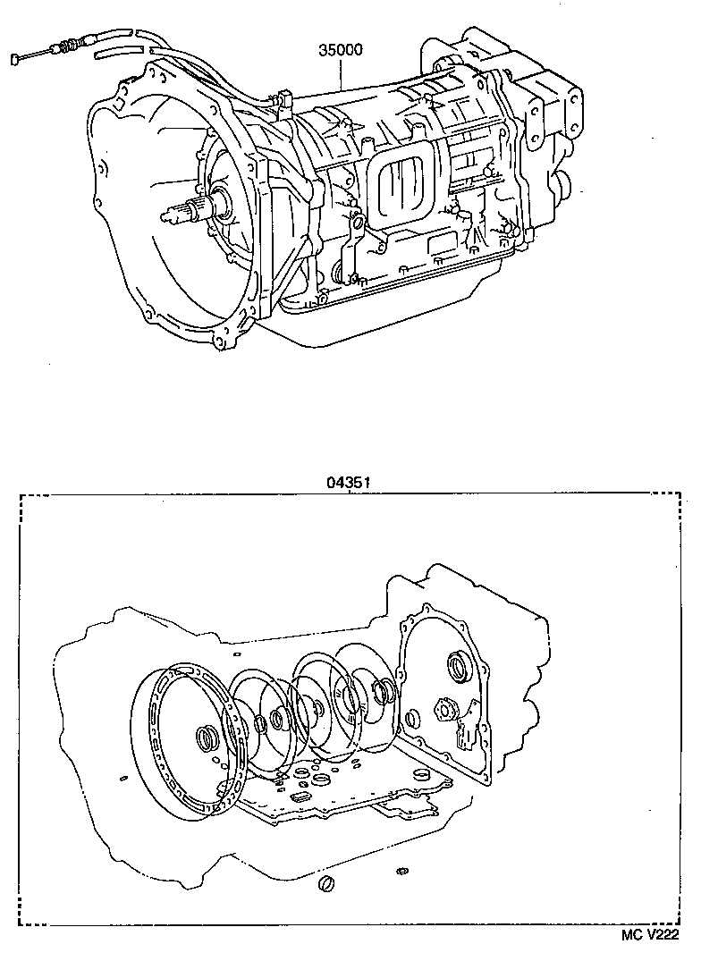  COASTER |  TRANSAXLE OR TRANSMISSION ASSY GASKET KIT ATM