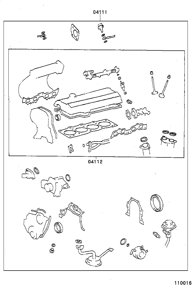  PICNIC |  ENGINE OVERHAUL GASKET KIT