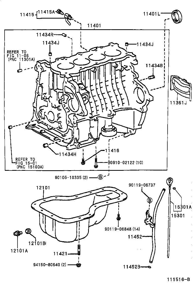  AVENSIS |  CYLINDER BLOCK