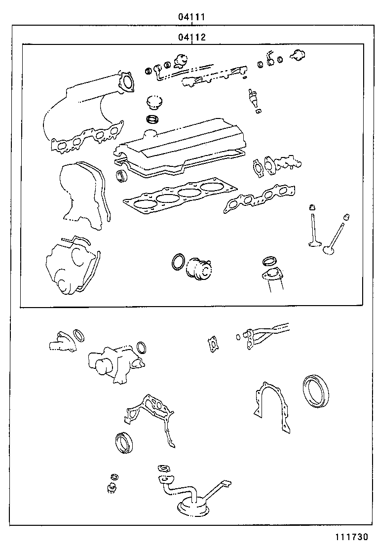  PICNIC |  ENGINE OVERHAUL GASKET KIT