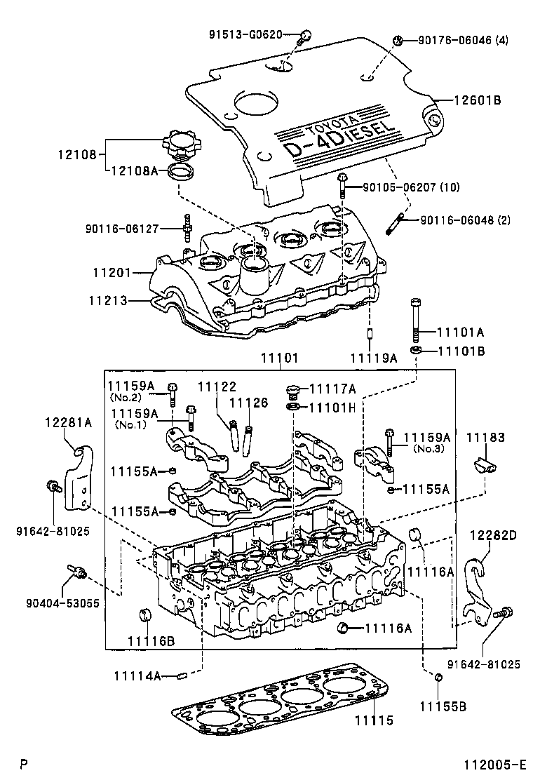  PREVIA TARAGO |  CYLINDER HEAD