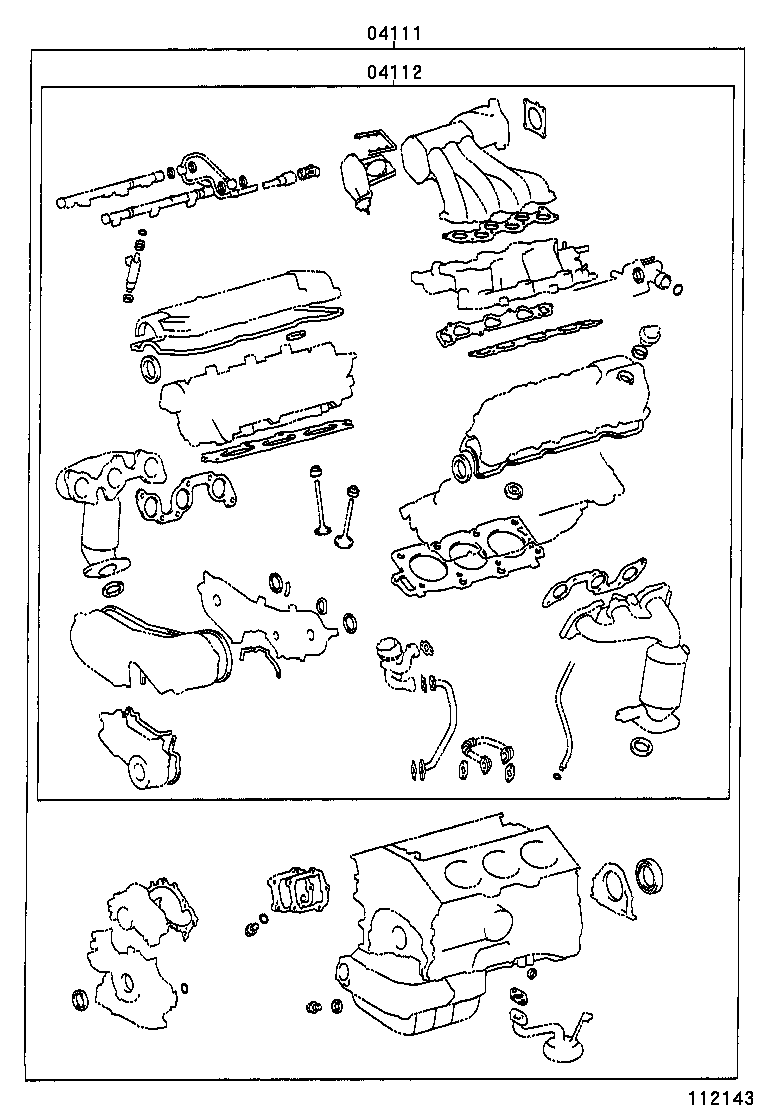  CAMRY |  ENGINE OVERHAUL GASKET KIT