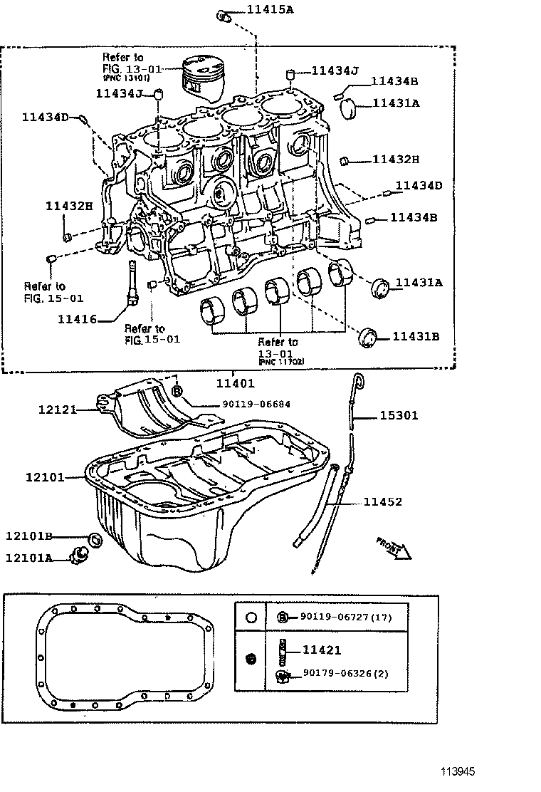  CARINA E UKP |  CYLINDER BLOCK