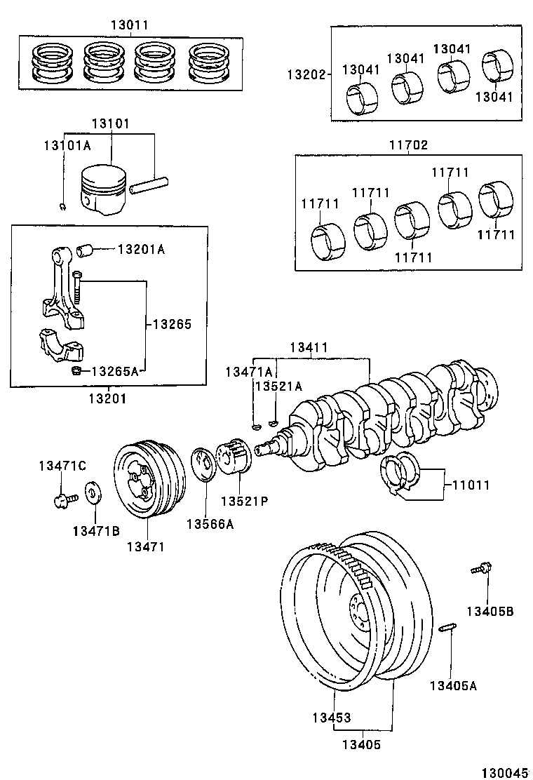  AVENSIS |  CRANKSHAFT PISTON