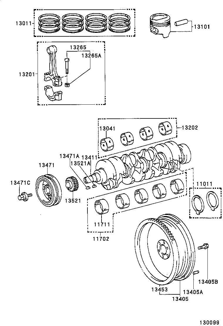  HILUX VWP |  CRANKSHAFT PISTON