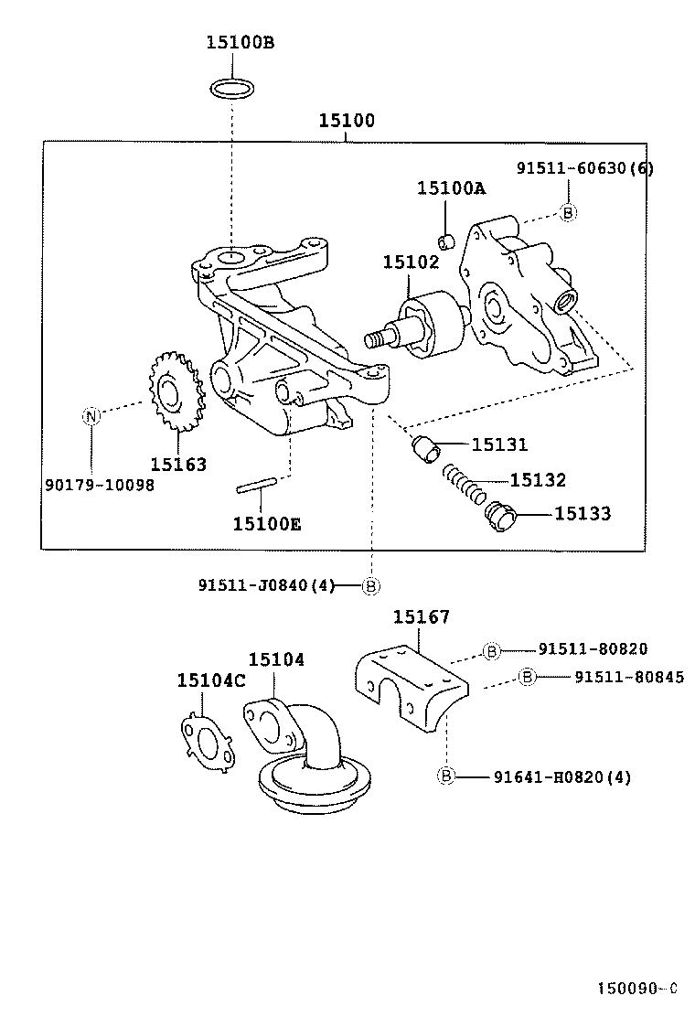  CENTURY |  ENGINE OIL PUMP