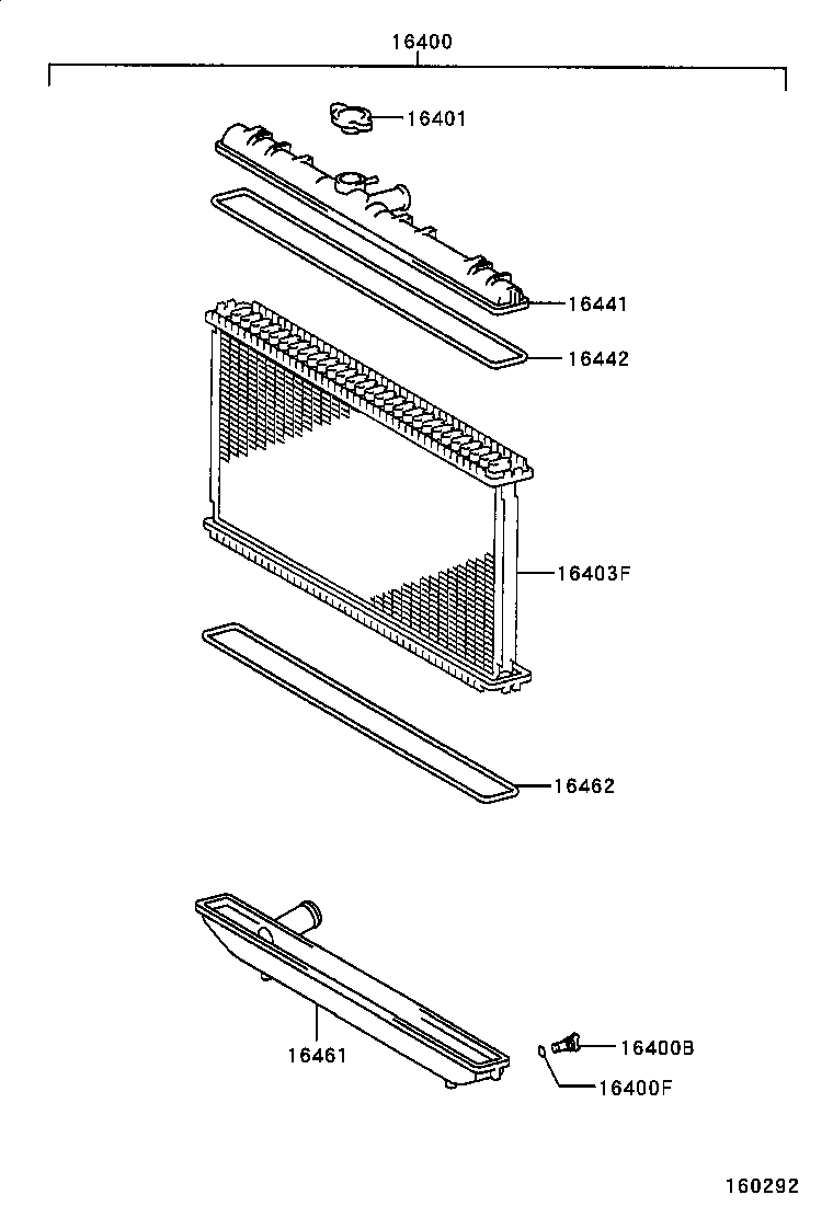  AVENSIS |  RADIATOR WATER OUTLET