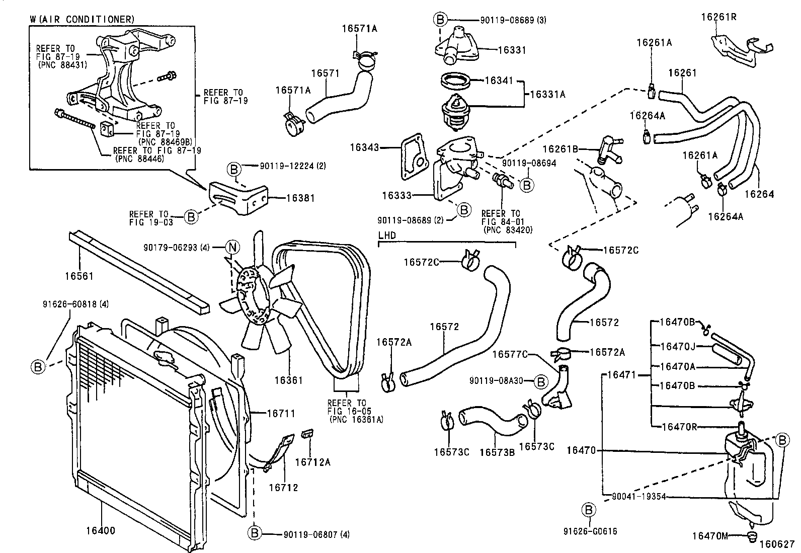  HILUX |  RADIATOR WATER OUTLET