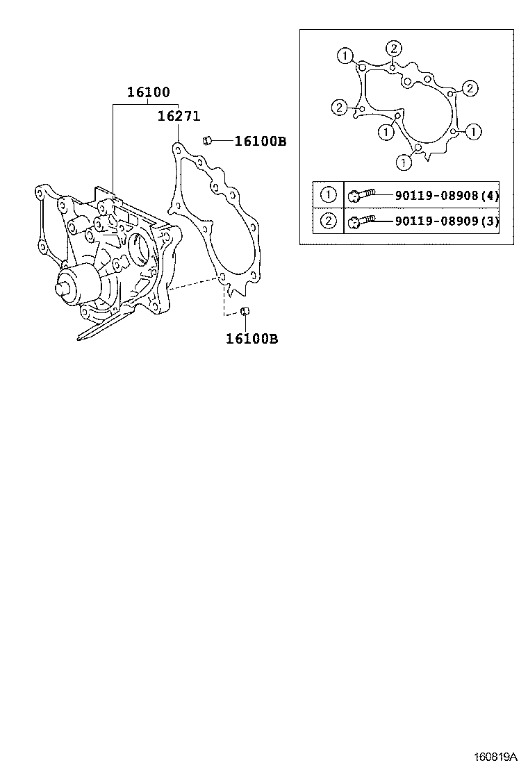  AVENSIS |  WATER PUMP