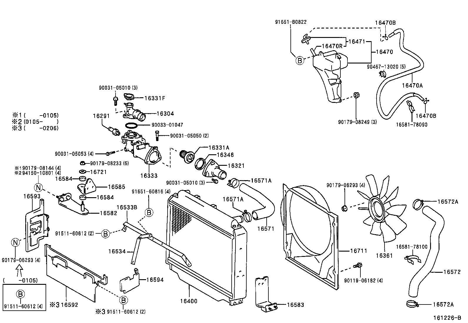  DYNA |  RADIATOR WATER OUTLET