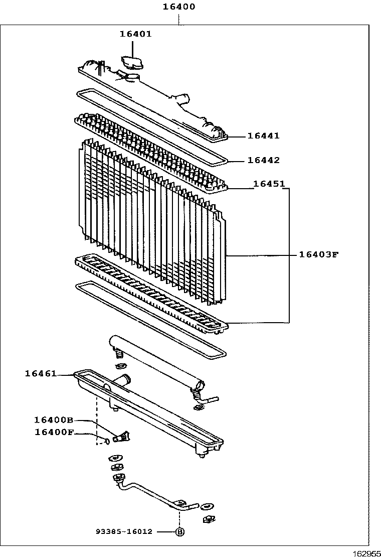  CARINA E UKP |  RADIATOR WATER OUTLET