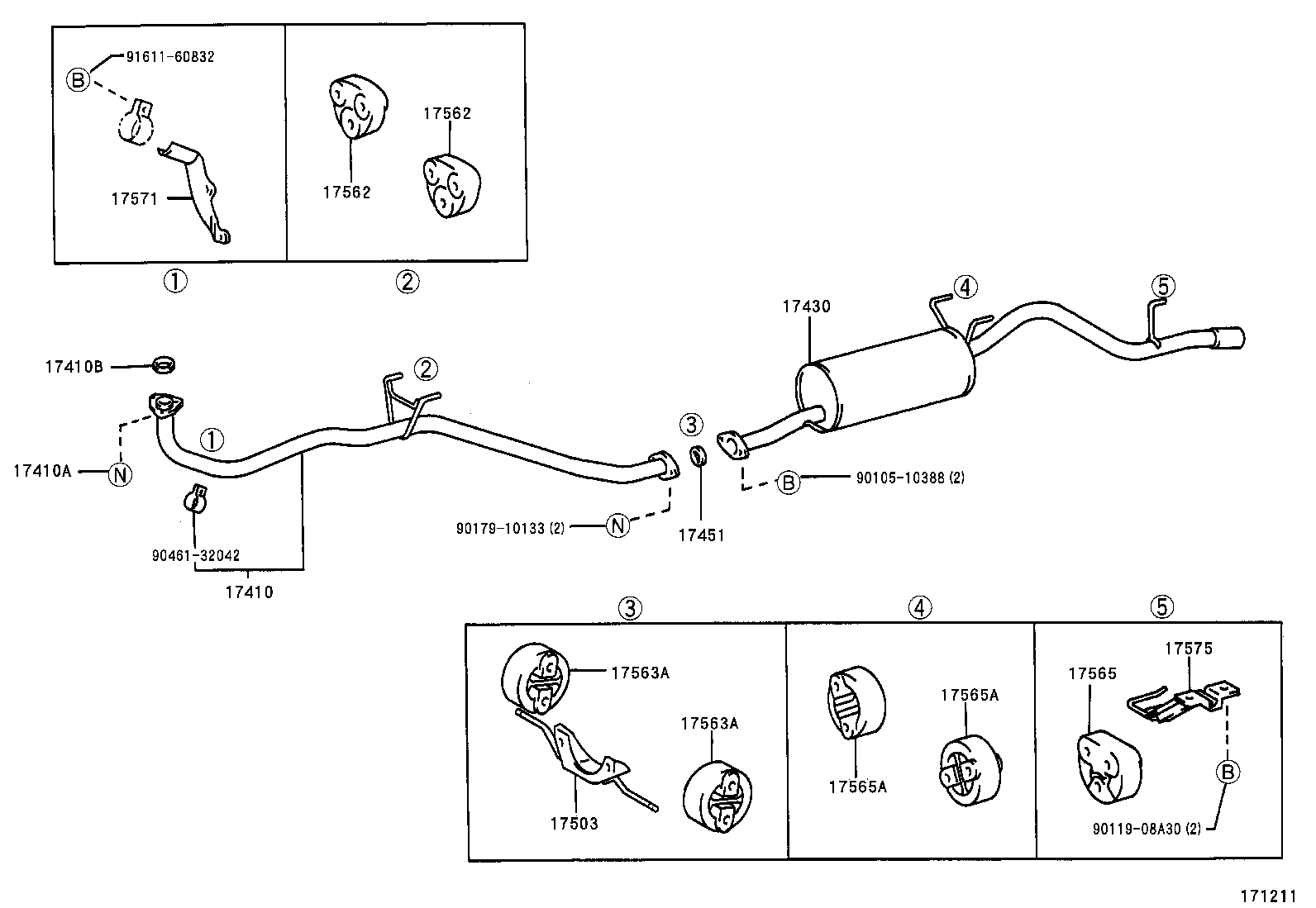  HILUX |  EXHAUST PIPE