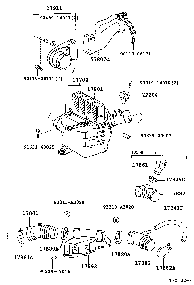  LAND CRUISER 90 |  AIR CLEANER