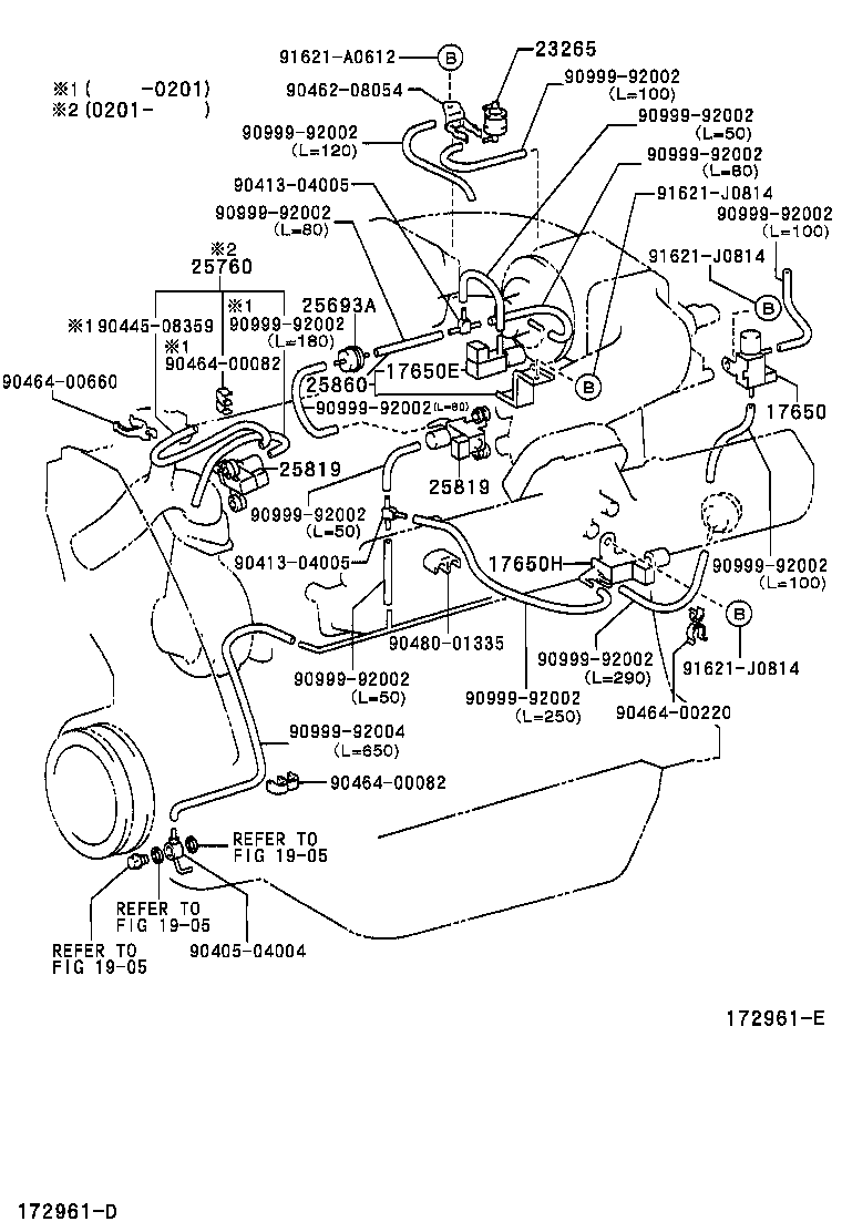  LAND CRUISER 100 |  VACUUM PIPING