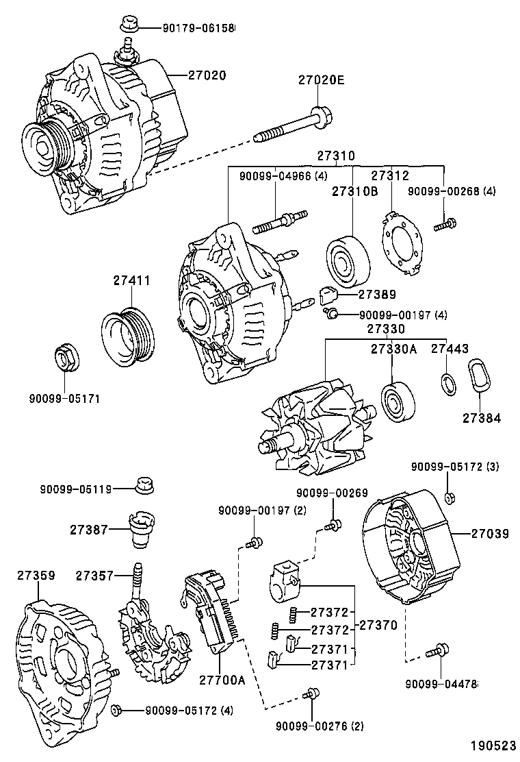  HILUX |  ALTERNATOR