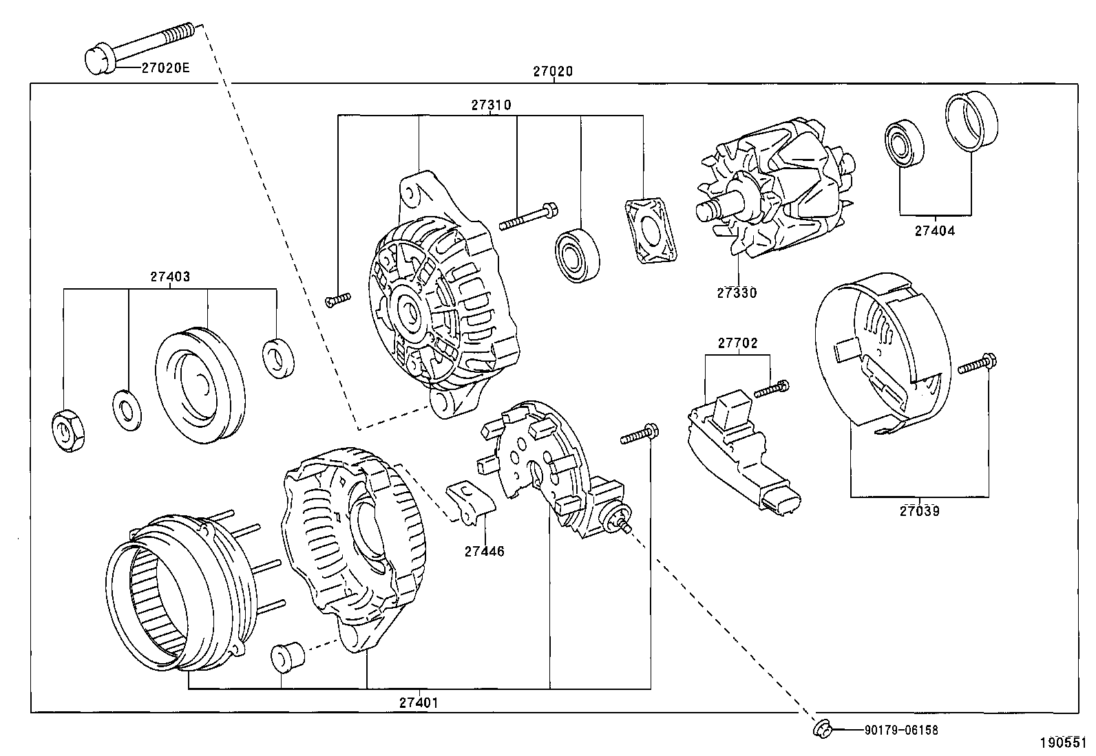  AVENSIS |  ALTERNATOR